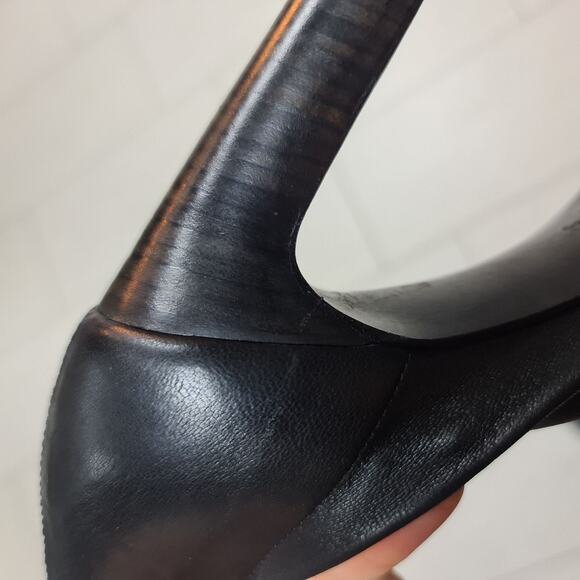 RICK OWENS Gathered Stretch-Leather Ankle Boots - Size 37 - Picture 6 of 8